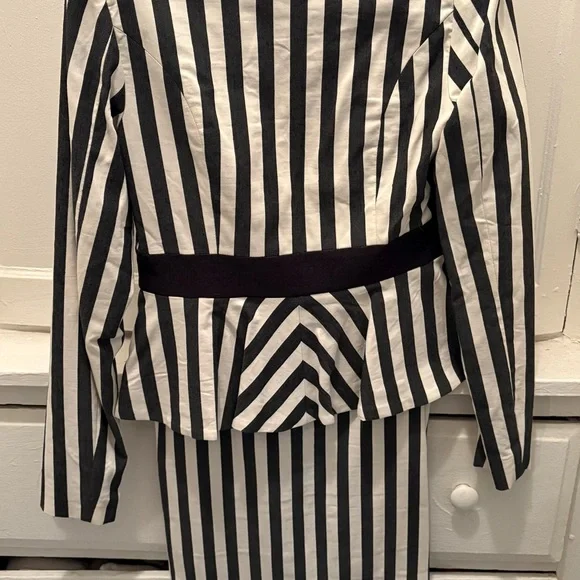 Unique Vintage Beetlejuice Two-Piece Blazer and Pencil Skirt Set (L / 10-12) - Picture 3 of 5